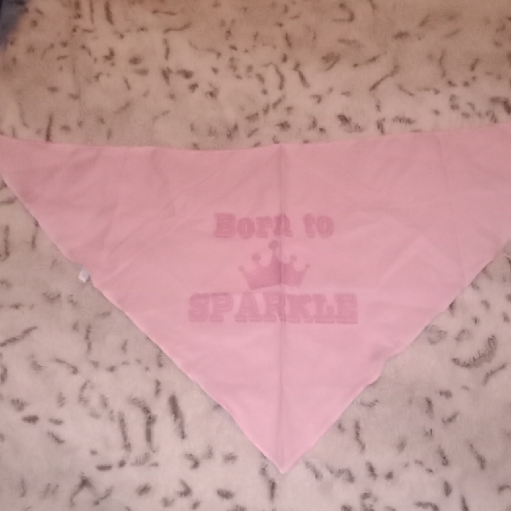 Pink Dog Bandana - Born to Sparkle